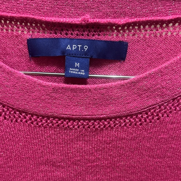 Pink and Red Colorblock Sweater - Picture 3 of 3